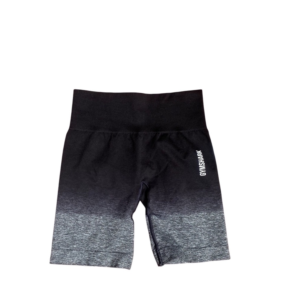 Gymshark Black and Gray Ombre Shorts